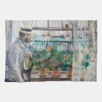 Berthe Morisot - Eugene Manet auf der Isle of Wigh