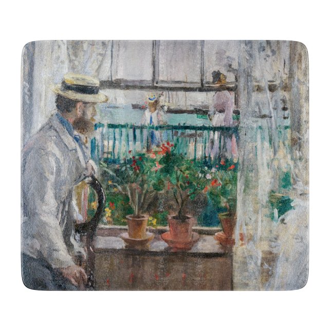Berthe Morisot - Eugene Manet auf der Isle of Wigh Schneidebrett (Vorderseite)