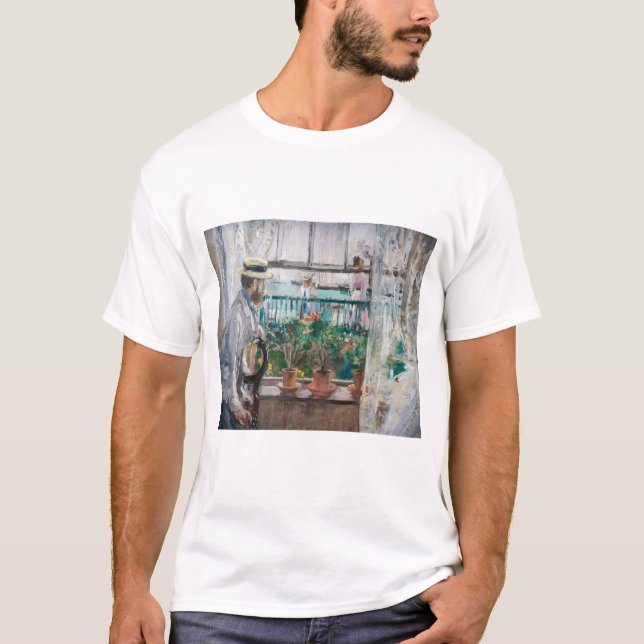 Berthe Morisot - Eugene Manet auf der Isle of Wigh T-Shirt (Vorderseite)