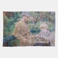 Berthe Morisot - Eugene Manet mit seiner Tochter
