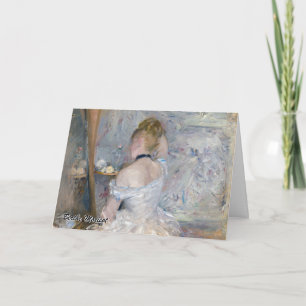 Berthe Morisot - Frau bei der Toilette Karte