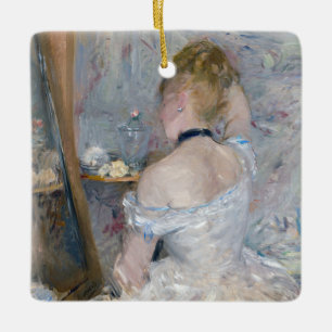 Berthe Morisot - Frau bei der Toilette Keramikornament