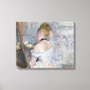 Berthe Morisot - Frau bei der Toilette Leinwanddruck