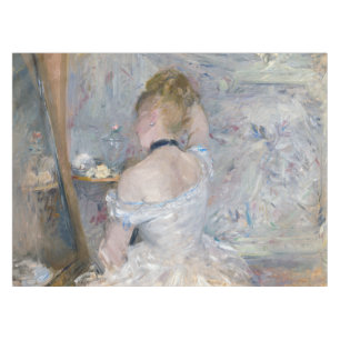 Berthe Morisot - Frau bei der Toilette Tischdecke