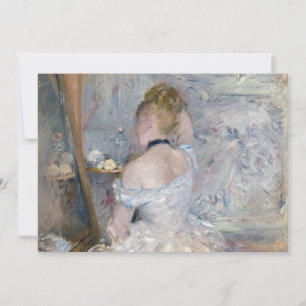 Berthe Morisot - Frau bei ihrer Toilette Dankeskarte