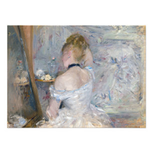 Berthe Morisot - Frau bei ihrer Toilette Fotodruck