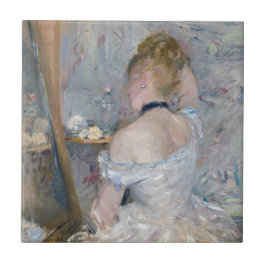 Berthe Morisot - Frau in ihrer Toilette Fliese