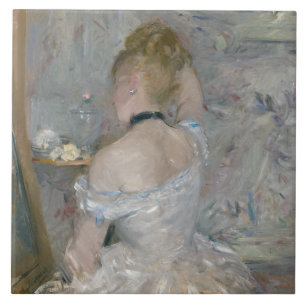 Berthe Morisot - Frau in ihrer Toilette Fliese