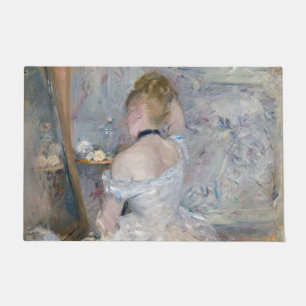 Berthe Morisot - Frau in ihrer Toilette Fußmatte