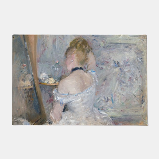 Berthe Morisot - Frau in ihrer Toilette Fußmatte (Vorderseite)