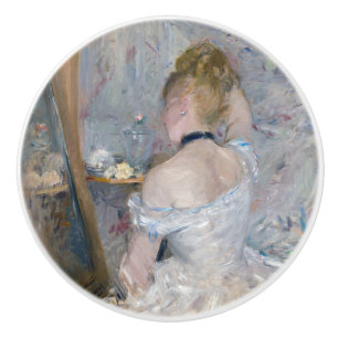 Berthe Morisot - Frau in ihrer Toilette Keramikknauf