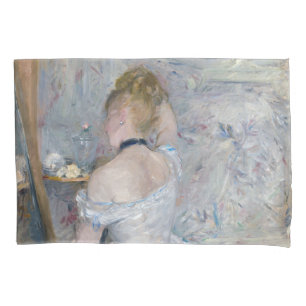 Berthe Morisot - Frau in ihrer Toilette Kissenbezug