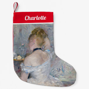 Berthe Morisot - Frau in ihrer Toilette Kleiner Weihnachtsstrumpf