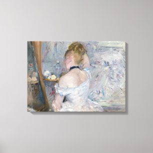 Berthe Morisot - Frau in ihrer Toilette Leinwanddruck