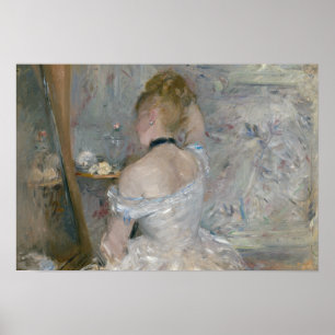 Berthe Morisot - Frau in ihrer Toilette Poster