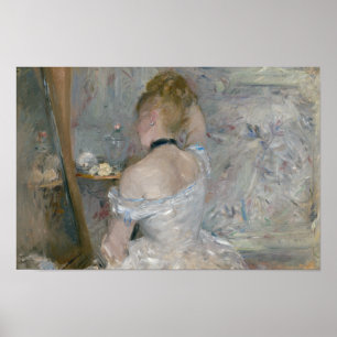 Berthe Morisot - Frau in ihrer Toilette Poster