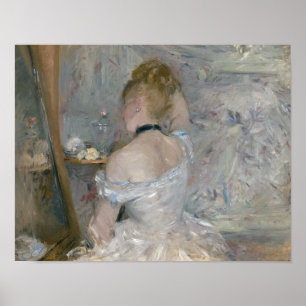 Berthe Morisot - Frau in ihrer Toilette Poster