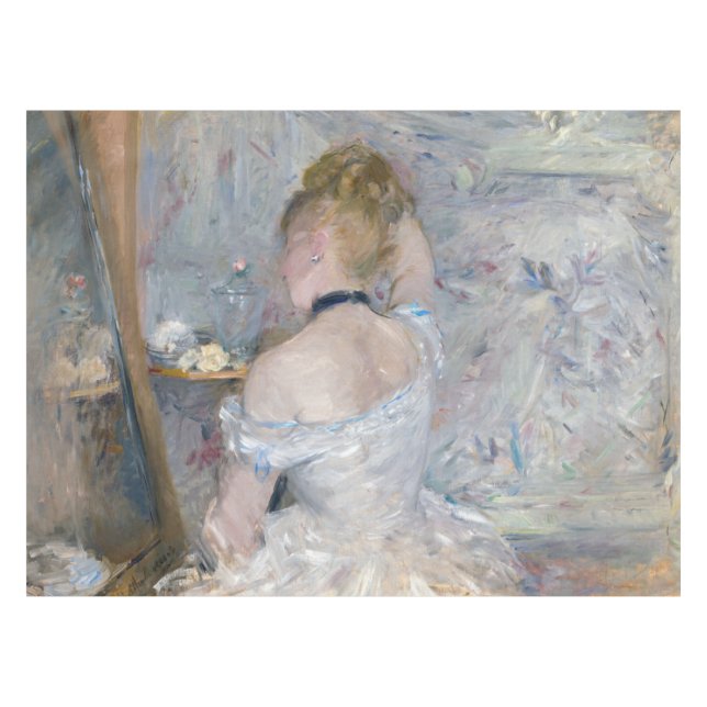 Berthe Morisot - Frau in ihrer Toilette Tischdecke (Vorderseite (Horizontal))
