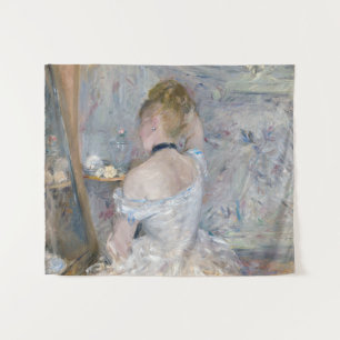 Berthe Morisot - Frau in ihrer Toilette Wandteppich