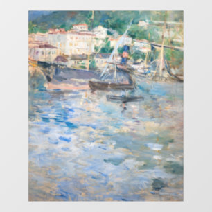 Berthe Morisot - Hafen von Nizza Fensteraufkleber