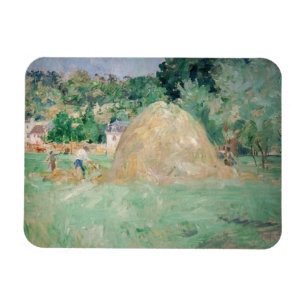 Berthe Morisot - Heuhaufen in Bougival Magnet