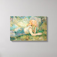 Berthe Morisot - Hirtenmädchen ruhend