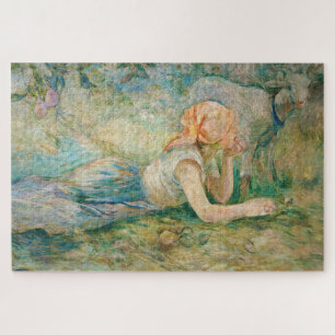 Berthe Morisot - Hirtenmädchen ruhend Puzzle