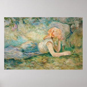 Berthe Morisot - Hirtenruhe Poster