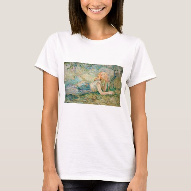 Berthe Morisot - Hirtenruhe T-Shirt (Vorderseite)