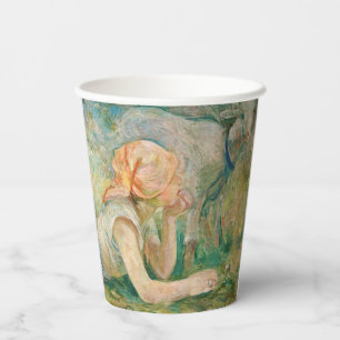 Berthe Morisot - Hirtin ruhend Pappbecher