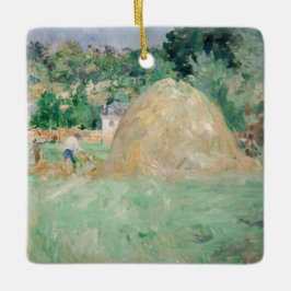 Berthe Morisot - Hystacks at Bougival Keramikornament