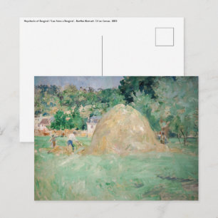 Berthe Morisot - Hystacks at Bougival Postkarte