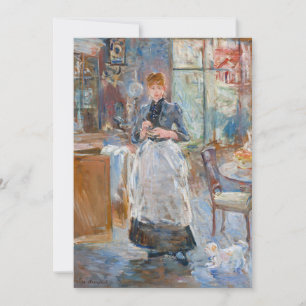 Berthe Morisot - Im Esszimmer Dankeskarte