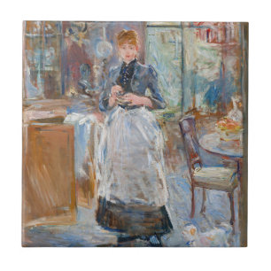 Berthe Morisot - Im Esszimmer Fliese