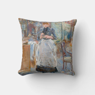 Berthe Morisot - Im Esszimmer Kissen