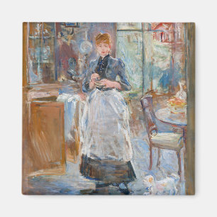 Berthe Morisot - Im Esszimmer Magnet