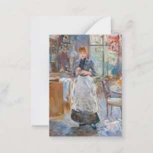 Berthe Morisot - Im Esszimmer Mitteilungskarte