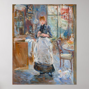 Berthe Morisot - Im Esszimmer Poster