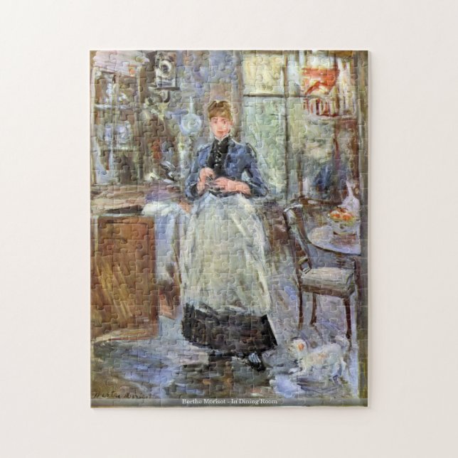 Berthe Morisot - im Esszimmerpuzzlespiel Puzzle (Vertikal)