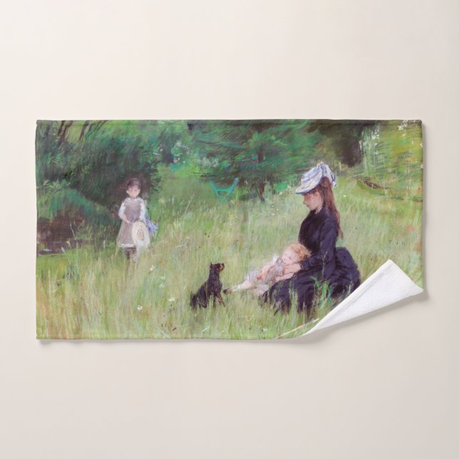 Berthe Morisot - Im Park Badhandtuch Set (Handtuch)