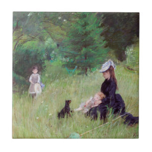 Berthe Morisot - Im Park Fliese