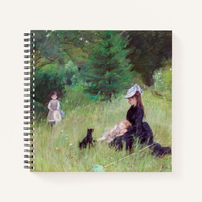 Berthe Morisot - Im Park Notizbuch (Vorderseite)