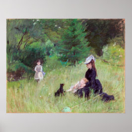 Berthe Morisot - Im Park Poster