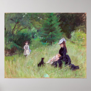 Berthe Morisot - Im Park Poster