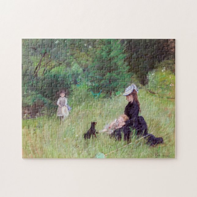 Berthe Morisot - Im Park Puzzle (Horizontal)