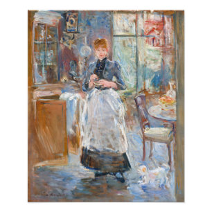 Berthe Morisot - Im Speisesaal Fotodruck