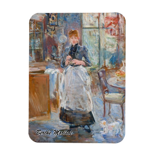 Berthe Morisot - Im Speisesaal Magnet (Vertikal)