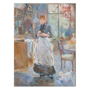 Berthe Morisot - Im Speisesaal Tischdecke