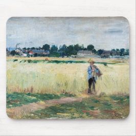 Berthe Morisot - Im Wheatfield bei Gennevillie Mousepad
