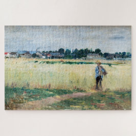 Berthe Morisot - Im Wheatfield bei Gennevillie Puzzle